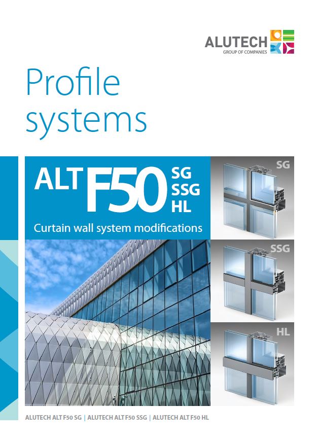 Curtain wall system technical catalog
