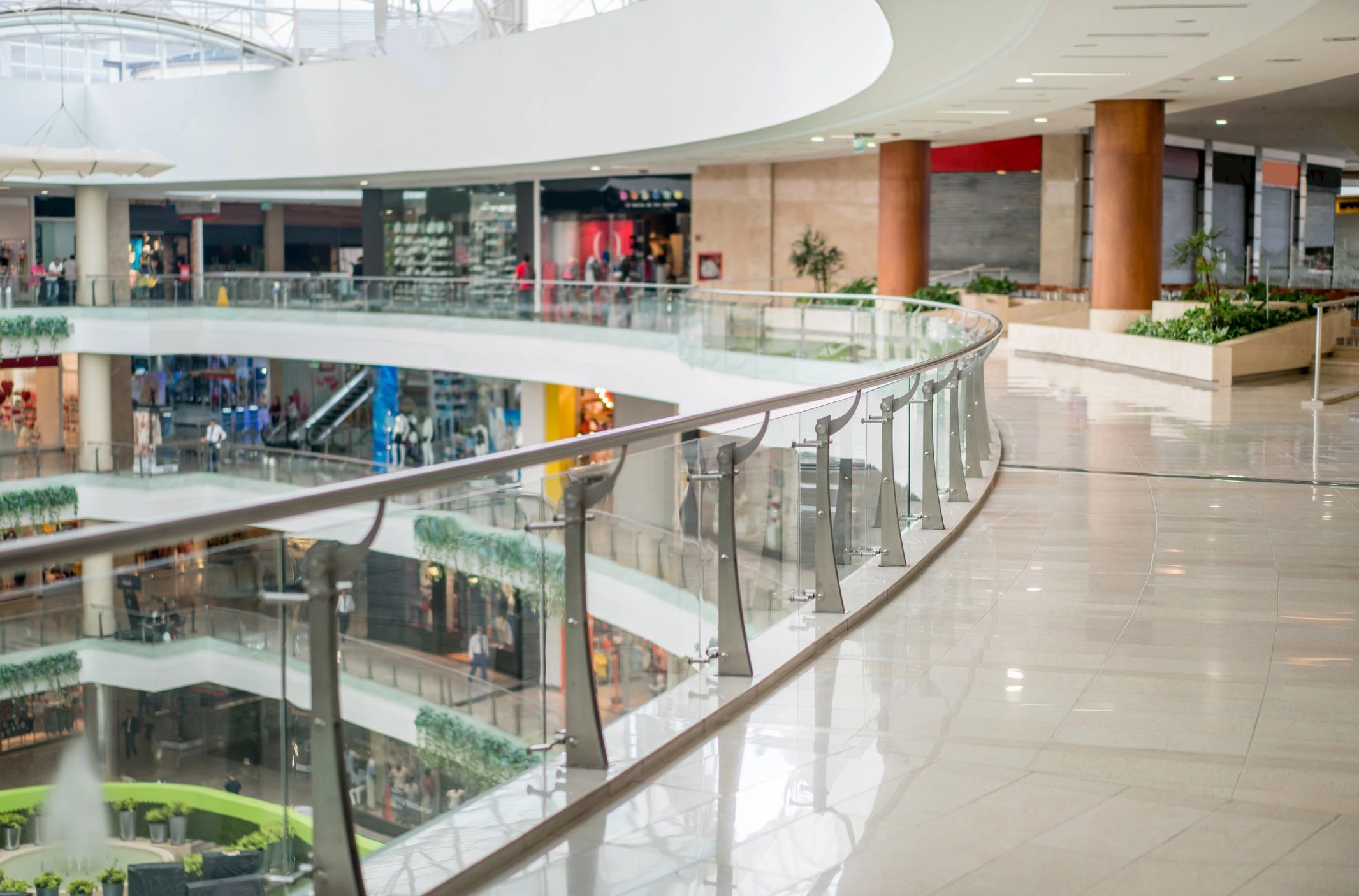 architectural glass railing system